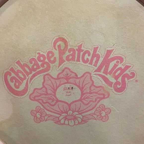 Cabbage Patch Kids Vintage 1985 Look At Me Stand Up Pink Vanity Mirror - Picture 2 of 15